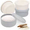 4er Set Pizza-Teigboxen mit Deckel – Runde Silikon-Behälter Produktbild-Vorschau 1