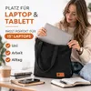 BigDean Canvas Umhängetasche Damen groß – Shopper Produktbild-Vorschau 4