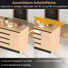 Isola da cucina Flieks con piano di lavoro estensibile, Anteprima dell’immagine prodotto 8