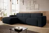 AX LIVING Canapé en L Didim mini gris foncé, 310 cm de Voir les images du produit 1