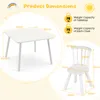 COSTWAY Kinder Tisch Stuhl Set, Kindersitzgruppe mit Produktbild-Vorschau 3