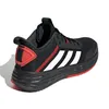 A black Adidas sneaker with white and red accents, shown from the side against a white background. Podgląd zdjęcia produktu