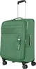 A green trolley suitcase is shown against a white background. Produktbild-Vorschau