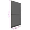 Moskitiera z zawiasami do drzwi antracyt 100x215 cm Podgląd zdjęcia produktu 7