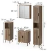 Badmöbel-Set Vicco Skara Eiche 4 Teile, Model 61293 Produktbild-Vorschau 2
