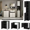 Badmöbel-Set Vicco Edge Schwarz 4 Teile, Model 40567 Produktbild-Vorschau 2