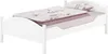 Einzelbett Kiefer weiß 120x200 Bettrahmen Singlebett Produktbild-Vorschau 1