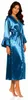 Damen Satin Morgenmantel Kimono mit Spitze Seidenoptik Produktbild-Vorschau 3