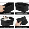 2stk Aufbewahrungskorb Bad Häkelkorb 29x15x18.5cm Schwarz Produktbild-Vorschau 5