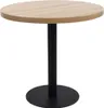vidaXL Bistro stůl světle hnědý 80 cm MDF Náhled obrázku produktu 5
