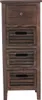 Cassettiera T18, cassettiera, 4 cassetti, 74x30x25cm Anteprima dell’immagine prodotto 3