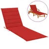vidaXL Coussin pour bain de soleil rouge 200x70x3 cm tissu Voir les images du produit 14