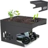 QEENTOE Stahl Mähroboter Garage 70 x 60 x 43 cm, Anthrazit Produktbild-Vorschau 1