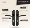 DOMINO Türgriff 72 Drückergarnitur BB-Buntbart Set | Produktbild-Vorschau 7