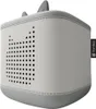 A close-up, studio shot of a gray and white Tonies Toniebox speaker with a cat face design on the front. Náhled obrázku produktu