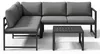Mucola Sitzgruppe Aluminium Lounge Ecksofa mit Produktbild-Vorschau 13