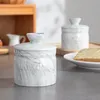 Beurrier en porcelaine, beurrier avec couvercle, pot à Voir les images du produit 6