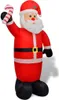 vidaXL Babbo Natale gonfiabile 240 cm Anteprima dell’immagine prodotto 1