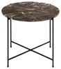 Avila table d'angle Ø52cm marbre marron. Voir les images du produit 14