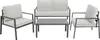 Ensemble de salon Göteborg avec table - gris clair Voir les images du produit 8
