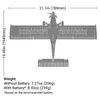 E-flite Draco 0,8 m AS3X SAFE Select BNF Basic Produktbild-Vorschau 9