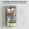Homcom HOMCOM lekárnička so zámkom nerez 30 x 12 x 60 cm Náhľad obrázku produktu 7