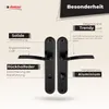 DOMINO Türgriff 78 Drückergarnitur WC - Badezimmer Set | Produktbild-Vorschau 7