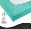 Devior Jersey Spannbettlaken 140x200 - 160x200 cm mint Produktbild-Vorschau 2