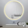 AICA Runder LED Badspiegel 70cm Badezimmerspiegel mit Produktbild-Vorschau 2
