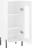 vidaXL Sideboard Hochglanz-Weiß 34,5x34x90 cm Holzwerkstoff Produktbild-Vorschau 6