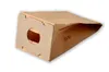 A brown paper vacuum cleaner bag is shown against a white background. Produktbild-Vorschau
