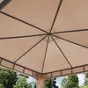Gartenpavillon 3x3 m ALU Premium ca. 220g/m² Dachplane Produktbild-Vorschau 8