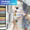 2 Stück 25 Stufen Duschfilter Universal Ersatzpatronem, Produktbild-Vorschau 2