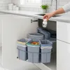 Einbau-Mülleimer ‘Kollby’ 3 x 6L+1 x 12L schwenkbar Produktbild-Vorschau 2