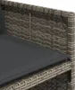 Gartenstühle mit Kissen 4 Stk. Grau Poly Rattan Produktbild-Vorschau 11