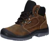 A single brown work boot is shown against a white background. Produktbild-Vorschau