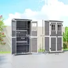 Outsunny Gartenschrank Holz, Geräteschuppen mit Produktbild-Vorschau 3
