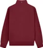 A back view of a burgundy Harrington jacket. Voir les images du produit