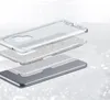 An exploded view of a phone case and phone, showing the layers of the case. Produktbild-Vorschau