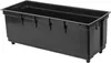 Ratanový balkonový květináč s háčky šedá 19 x 56 x 19,5 cm Náhled obrázku produktu 3