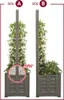 Bama Fioriera Separe Bloemenbak 80x42.5x150 cm Taupe Podgląd zdjęcia produktu 3
