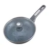 A frying pan with a glass lid and a gray handle, shown from a slightly elevated angle on a white background. Náhľad obrázku produktu