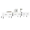 [Home] TV-Schrank Hochglanz-Weiß 150x36x30 cm Holzwerkstoff Produktbild-Vorschau 4