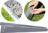 Collage showing installation of metal garden edging. Produktbild-Vorschau