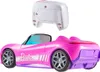 A pink Barbie remote-controlled car and its white remote control are shown against a white background. Náhľad obrázku produktu