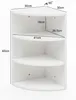Etagère d'angle blanche 30 x 60 x 30 cm wl5.843 étagère Voir les images du produit 3