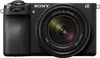A studio shot of a black Sony Alpha 6700 digital camera with a lens attached, presented against a plain white background. Náhled obrázku produktu
