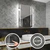 Badspiegel mit LED Beleuchtung und Touch-Schalter - Toronto Produktbild-Vorschau 1