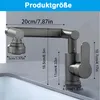 Wasserhahn Bad, Waschtischarmatur, Warm und Kaltwasser Produktbild-Vorschau 5