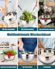 7 Edelstahlschalen mit farbigen Deckeln, Salatschüssel, Produktbild-Vorschau 6